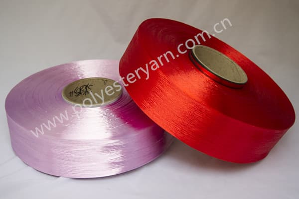 100_ xiaoshan 300d dope dyed polyester yarn